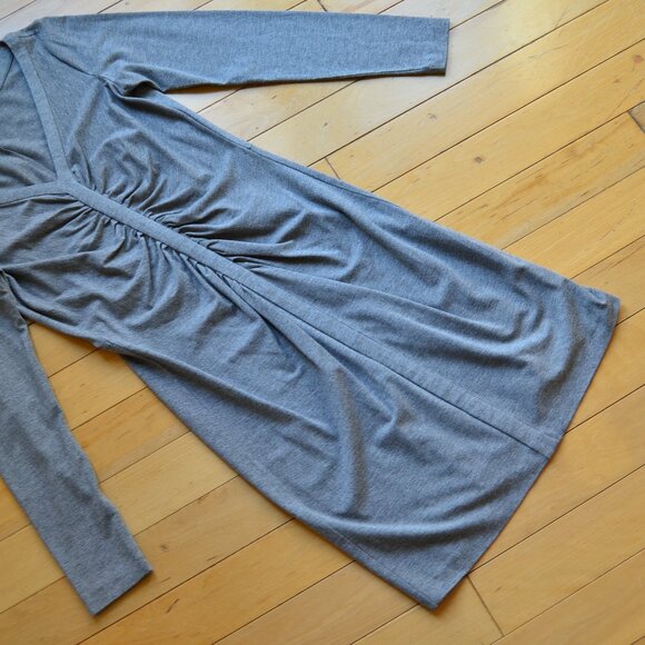 Diane Von Furstenberg Greece Gray Dress Size M - Picture 5 of 10